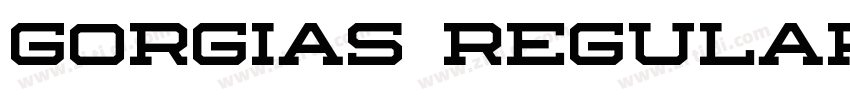 Gorgias Regular字体转换